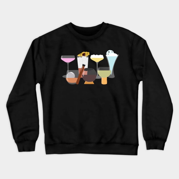 Sublight cocktails Crewneck Sweatshirt by littlesparks